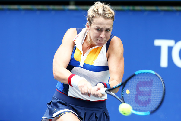 Anastasia Pavlyuchenkova's powerful groundstrokes worked well on the fast courts in Zhuhai | Photo: Koji Watanabe/Getty Images AsiaPac