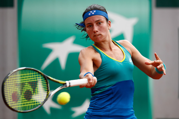 Anastasija Sevastova hits a forehand | Photo: Adam Pretty/Getty Images Europe