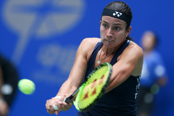 Anastasija Sevastova in action at the Wuhan Open | Photo: Yifan Ding/Getty Images AsiaPac