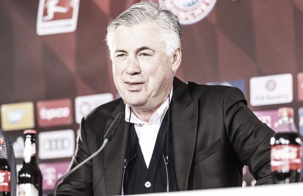 Ancelotti en la rueda de prensa pre-partido. Foto: Bayern
