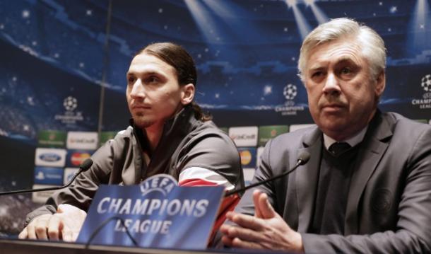 Ibrahimovic e Ancelotti, repubblica.it