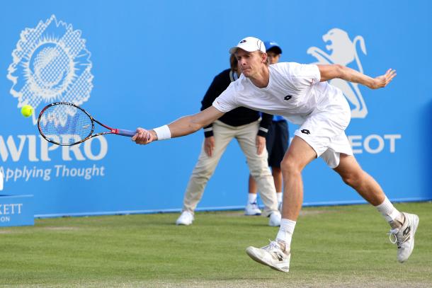 Anderson came through a tough test in his first appearance in Nottingham since 2013. Photo: Getty