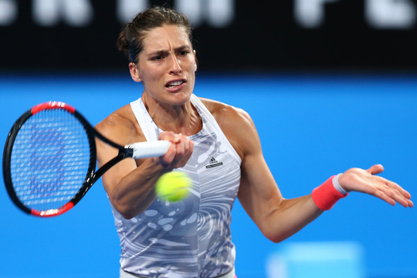 Andrea Petkovic in action at the Hopman Cup last week | Photo: Paul Kane/Getty Images AsiaPac