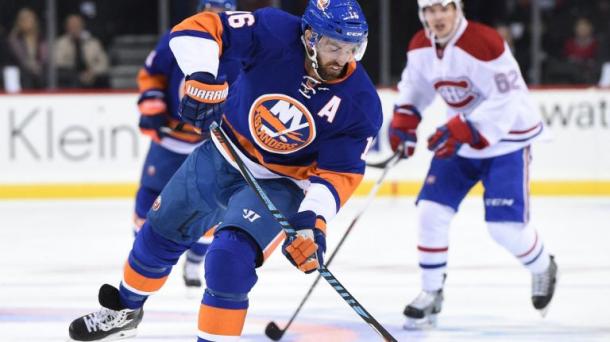 Andrew Ladd in action for the New York Islanders. | Photo Credit: Kathleen Malone-Van Dyke