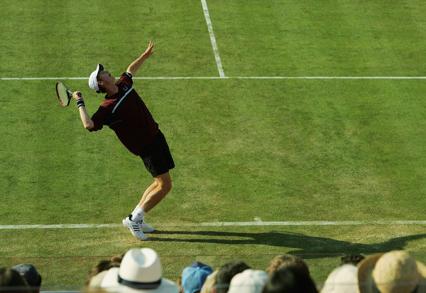 Murray during his first appearance at the tournament in 2005 (Photo by Ian Walton/Getty Images)