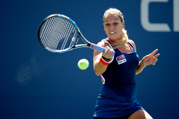 Dominika Cibulkova in action during the US Open (Getty/Andy Lyons)