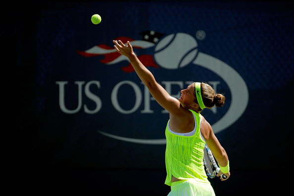 Sara Errani, pictured at the US Open, must try to defend her weak serve (Getty/Andy Lyons)