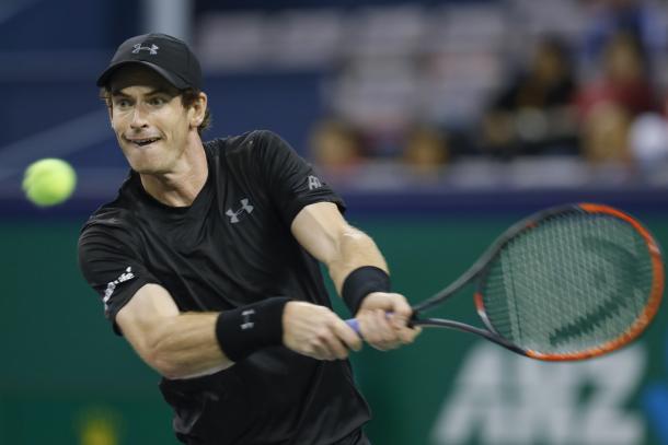 Murray during his second round match (Photo by Lintao Zhang/Getty Images)