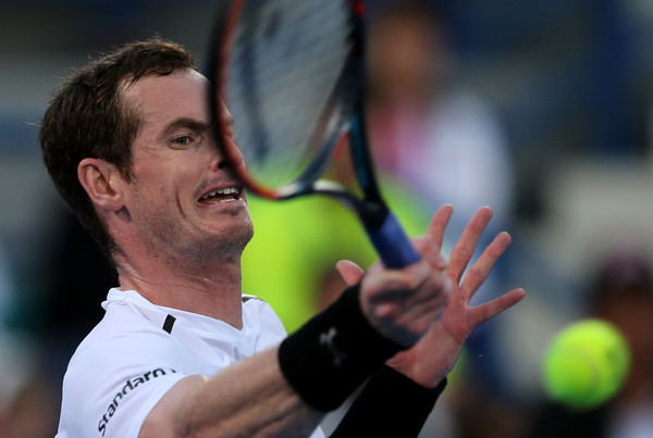 Murray in action at the Mubadala World Tennis Championship (Photo by Francois Nel/Getty Images)