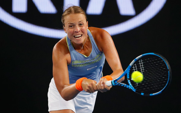 Anett Kontaveit in action at the Australian Open | Photo: Scott Barbour/Getty Images AsiaPac