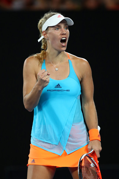 Angelique Kerber celebrates her win | Photo: Cameron Spencer/Getty Images AsiaPac