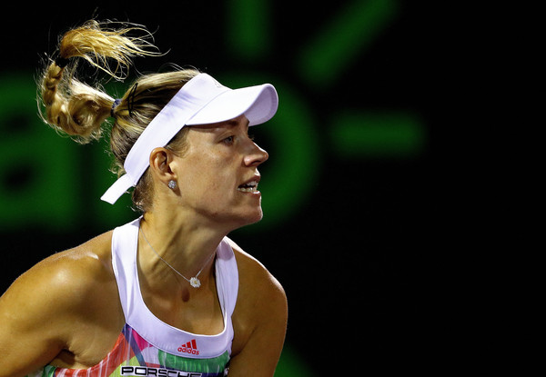 Kerber in Miami. Photo: Mike Ehrmann/Getty Images