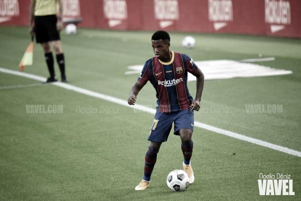 Ansu Fati marca el primer gol de la temporada | Foto: Noelia Déniz - VAVEL