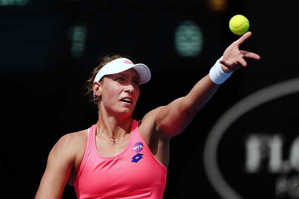 Yanina Wickmayer's serve will be crucial for her chances of victory (Getty/Anthony Au-Yeung)