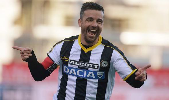 Udinese can no longer rely on Di Natale | Photo: express.co.uk