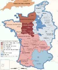 Ducado de Aquitania en tiempos de Leonor, Fuente: Wikicommons