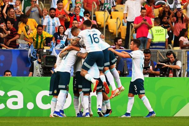 Argentina renovó el optimismo con Scaloni. Foto: Copa America