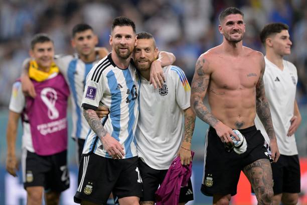 Selección argentina tras un partido. || Foto: Getty Images