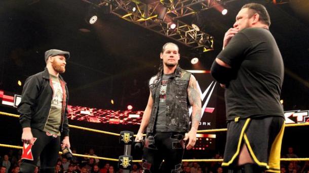 All three men made their claims. Photo: WWE.com