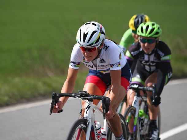 Armitstead is one of the favourites for the women's road race Sunday / The Independent
