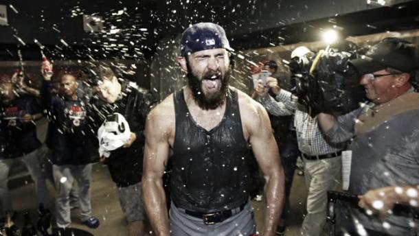 Arrieta allowed four hits in nine dominant innings and Chicago rolled to a 4-0 win over the Pittsburgh Pirates in the 2015 NL wild-card game (AP)