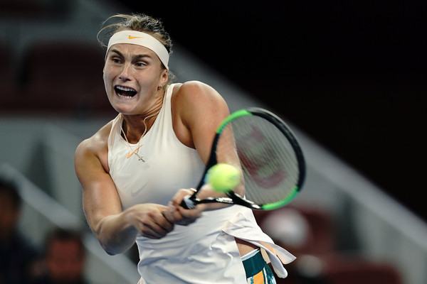 Aryna Sabalenka had the golden opportunity to qualify for Singapore but failed to take her chances | Photo: Lintao Zhang/Getty Images AsiaPac