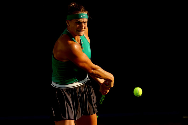 Aryna Sabalenka was firing on all cylinders today | Photo: Matthew Stockman/Getty Images North America