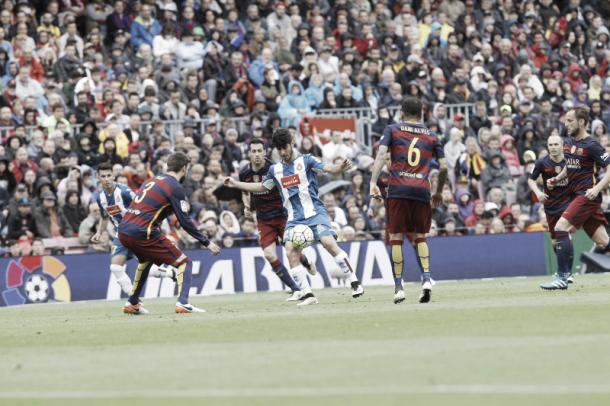 Marco Asensio no pudo demostrar su calidad ante el público del Camp Nou | Imagen: RCD Espanyol