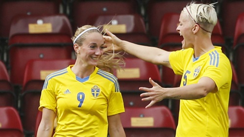 Asllani has experience with Sweden at international level too. | Photo: Manchester City WFC