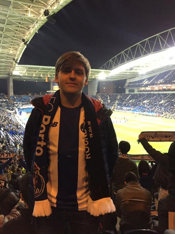 Aaron at the Estadio do Dragao