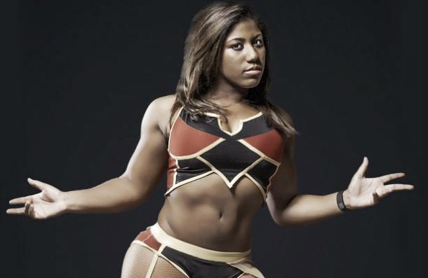 Ember Moon makes her long awaited debut on Saturday. Photo: squaredcirclesirens.com