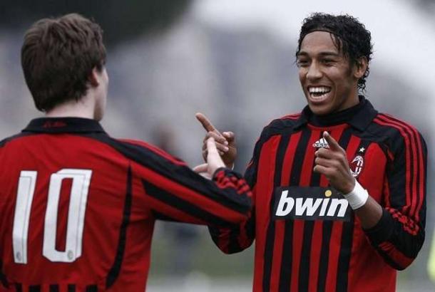 Aubameyang nelle giovanili del Milan. | Foto: ilmilanista.it