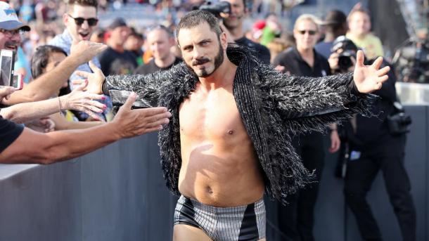 Austin Aries competed on the WresteMania pre show (image: WWE)