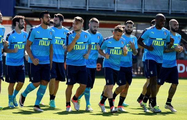 Italia al lavoro a Montpellier, twitter @Vivo_Azzurro