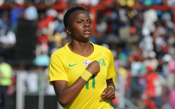 Thembi Kgatlana has made an impact for South Africa | Source: sportsclub.co.za