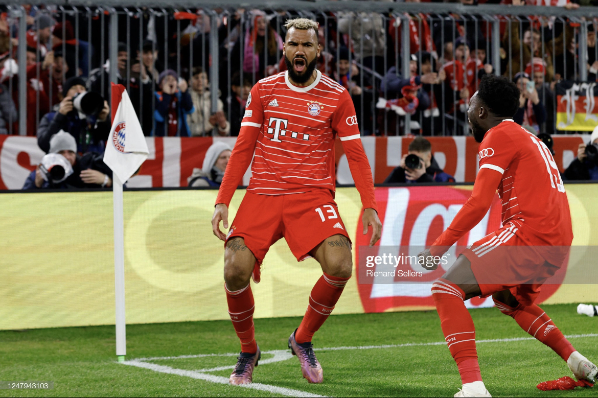 Bayern Munich’s Eric Choupo-Moting netting yesterday against PSG - (Photo: Richard Sellers/GETTY Images)
