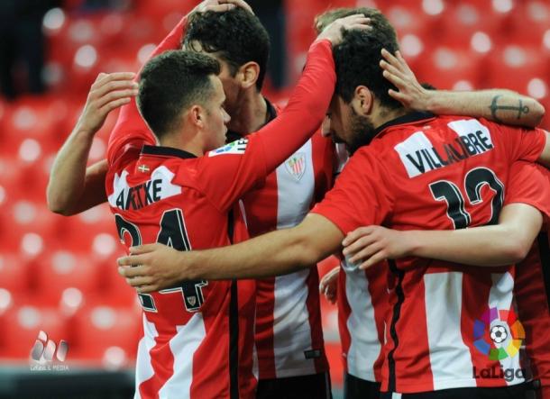 El Bilbao Athletic lucha por la permanencia en la Liga Adelante (Foto: LFP)