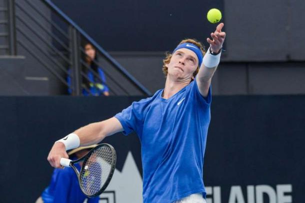 Rublev continued his dominance to begin the year/Photi