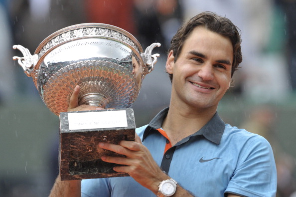 Federer won his first, and currently only, French Open title in 2009, competing his career Grand Slam. Credit: Bertrand Guay/Getty Images