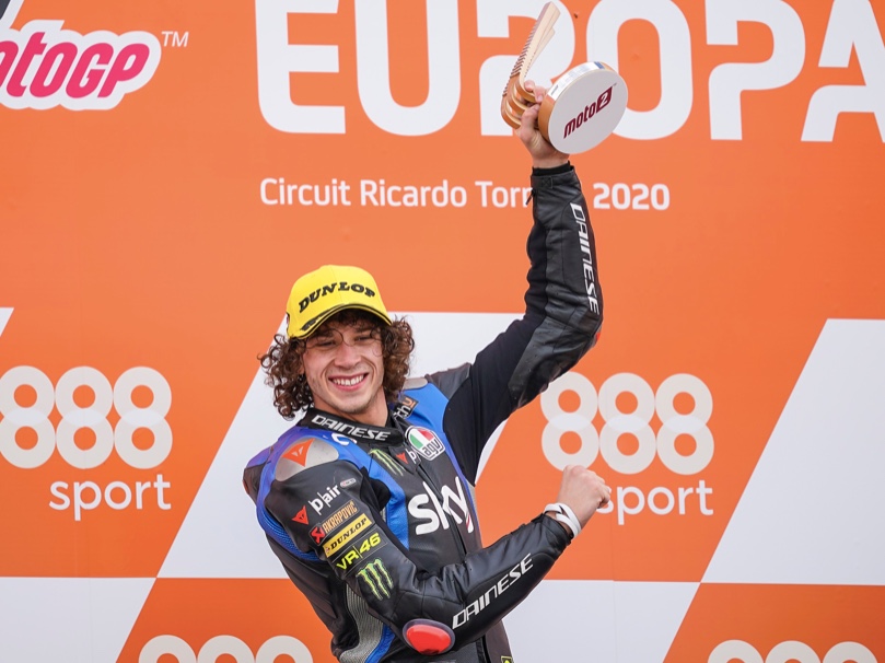 Marco Bezzecchi en el GP de Europa / fuente: twitter.com/SkyRacingTeam