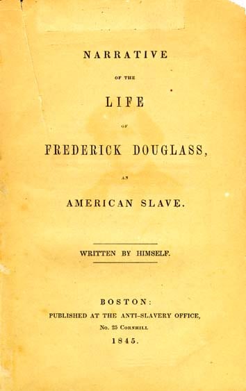 Autobiografía Frederick Douglass. Fuente: Blogger