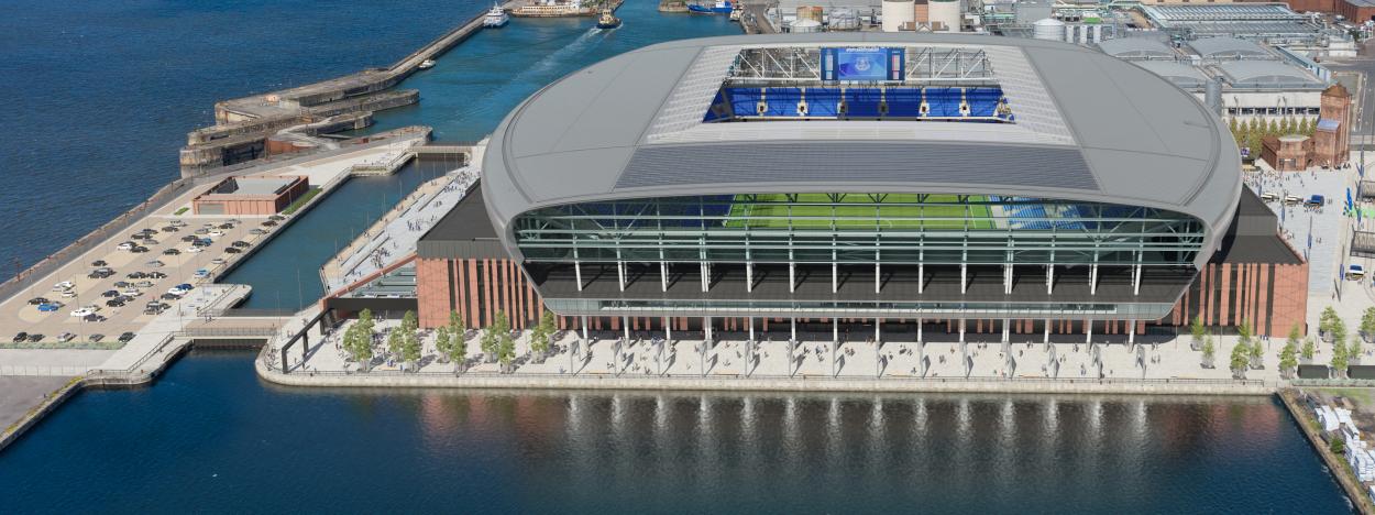 Nuevo estadio del Everton. Fuente: Everton FC