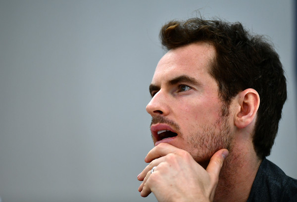 Murray at his pre-tournament press conference (Photo by Dan Mullan/Getty Images)