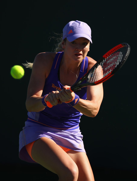 Tereza Martincova in action today | Photo: Clive Brunskill/Getty Images North America