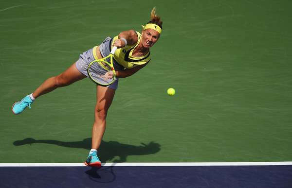 Svetlana Kuznetsova's serve was working really well today | Photo: Clive Brunskill/Getty Images North America