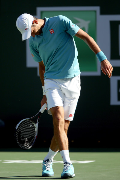 Novak Djokovic would be disappointed with himself today | Photo: Matthew Stockman/Getty Images North America