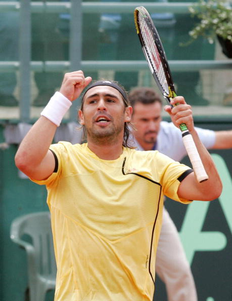 Baghdatis celebrates one of his thirty-four consecutive wins (Photo: Getty Images/Sakis Savides)