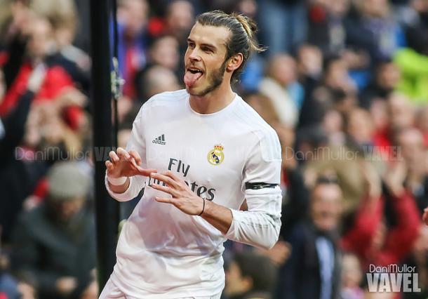 Bale celebrando uno de sus 19 goles en Liga | Foto: Dani Mullor VAVEL