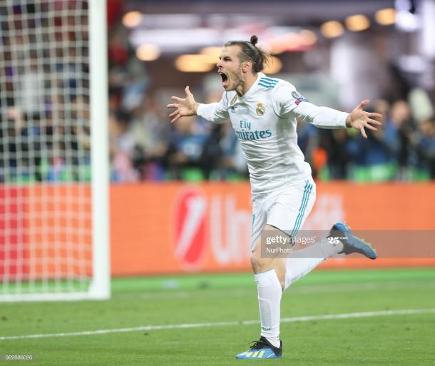 Bale ante el Liverpool final Champions 2018 | Fuente: UEFA 