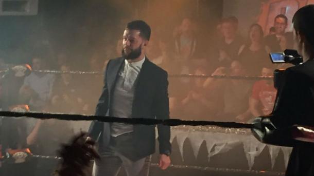 Finn Balor made a surprise appearance at OTT Wrestling (image: topropepress)